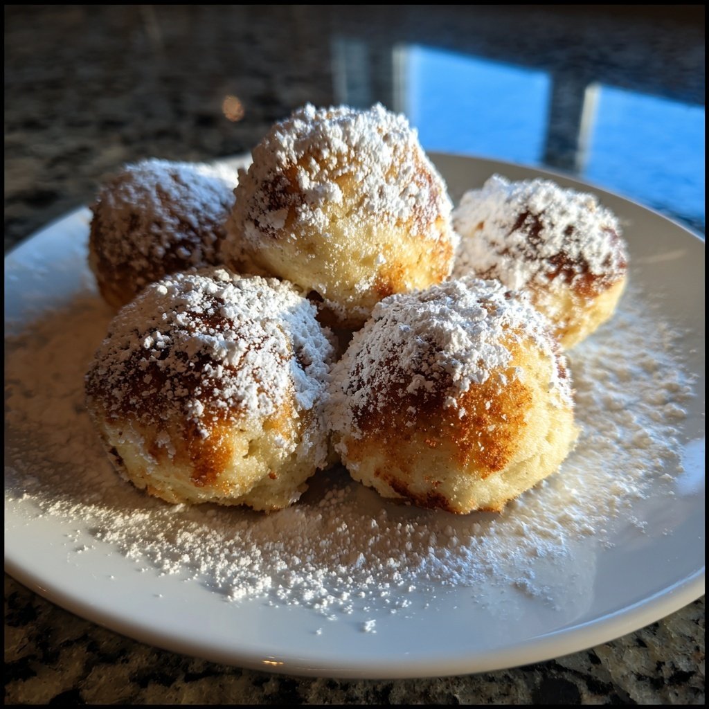 Quarkbällchen ohne Frittieren