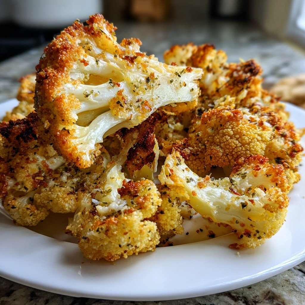 Blumenkohl knusprig aus dem Backofen