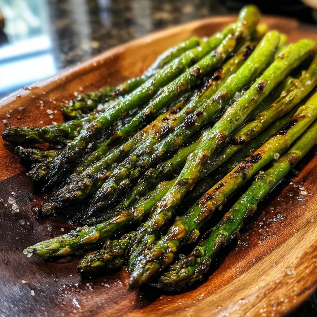 Gegrillte Spargel Stangen