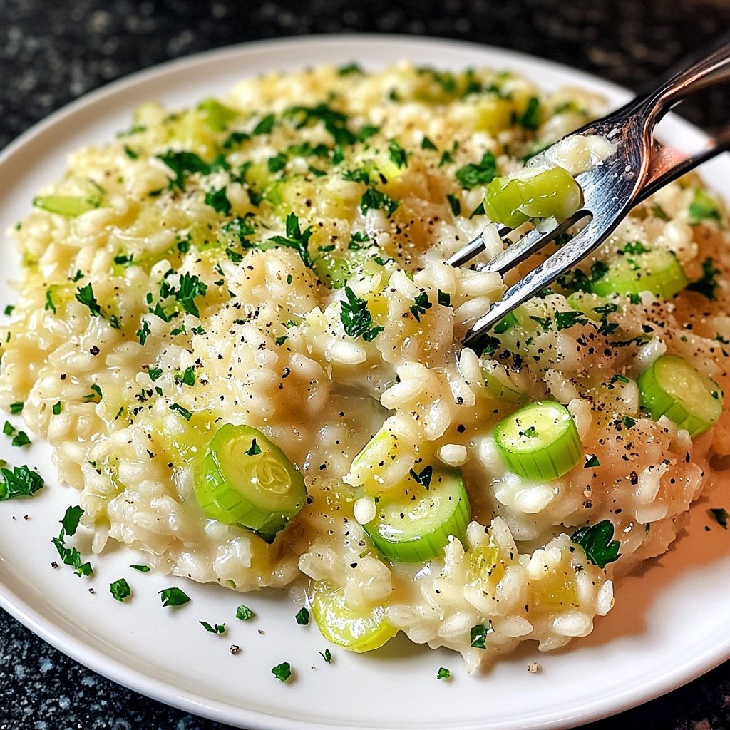 Risotto mit Lauch