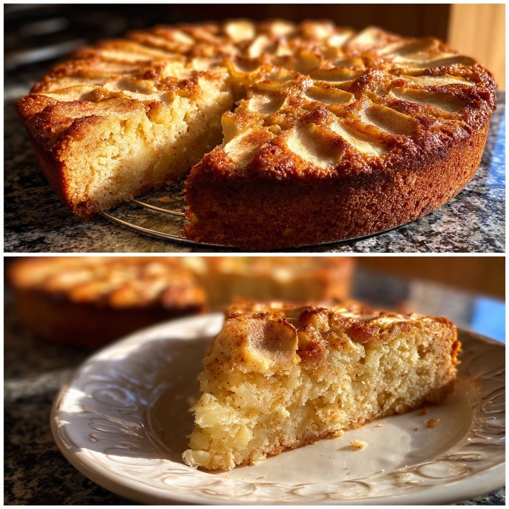 Gesunder Apfelkuchen ohne Zucker