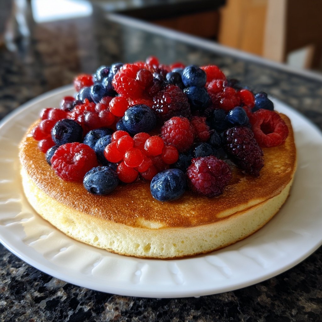 Pfannkuchen mit Beerenmix