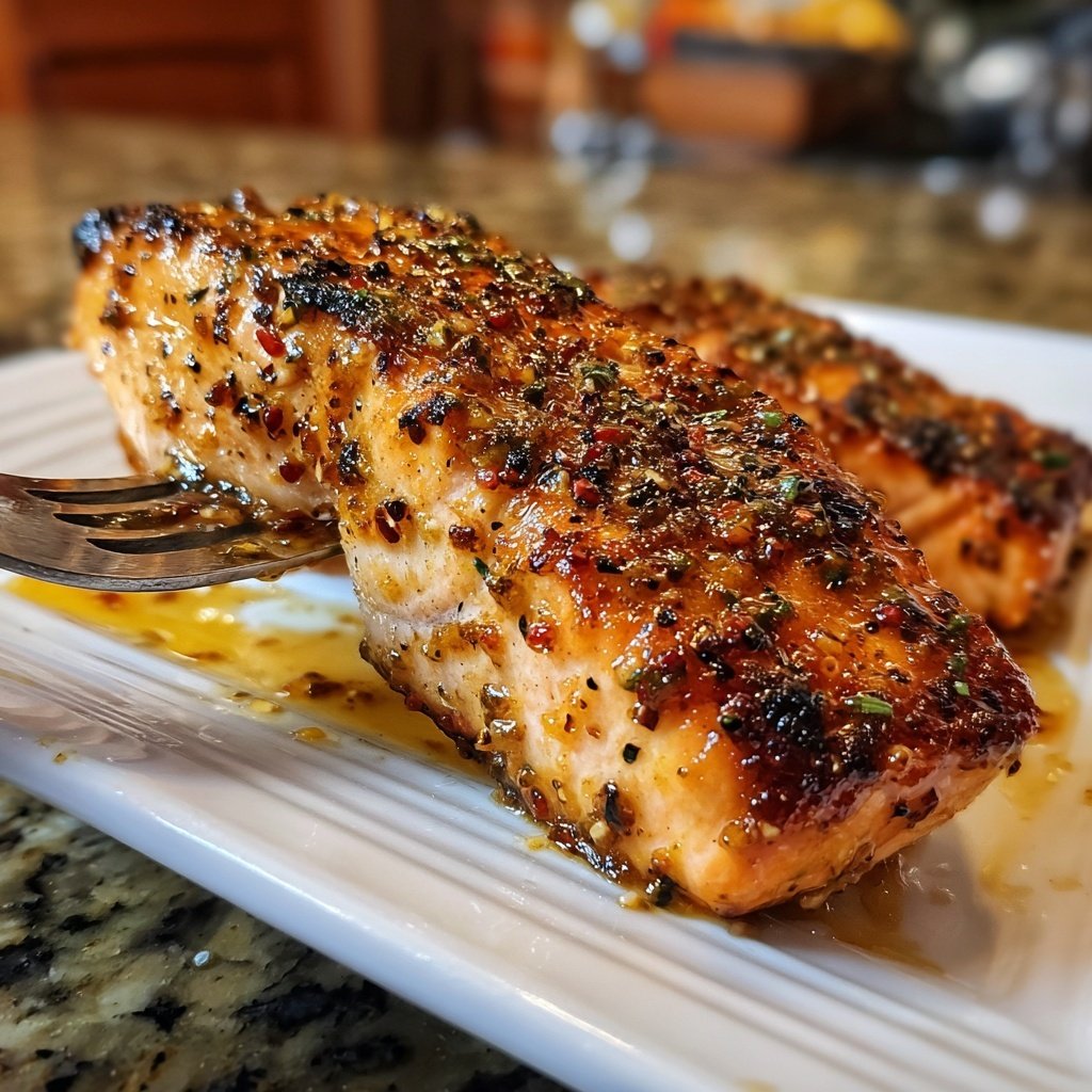 Gegrillter Lachs Mit Honig Senf